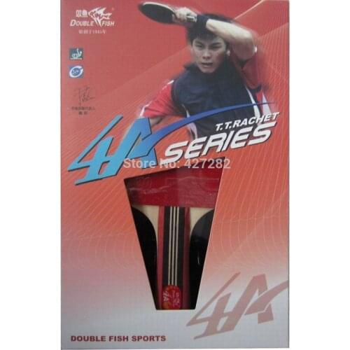 Original Finished rackets double fish 4 stars table tennis rackets attack racquet sports pimples in pure wood original packing