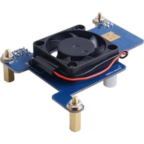 PoE HAT Module Power over Ethernet Expansion Board with Cooling Fan 30X30X7mm for Raspberry Pi 4B / 3B