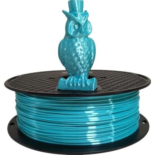 Blue Silk PLA 3D Printer Filament 1.75mm 250g/500g/1Kg Filaments Silky Shine 3D Pen Printing Material Shiny Metallic Like Feel