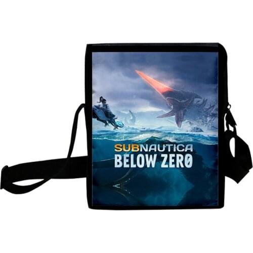 Subnautica Below Zero 3D Merch funny casual mini messenger bag backpack lightweight messenger mobile phone bag