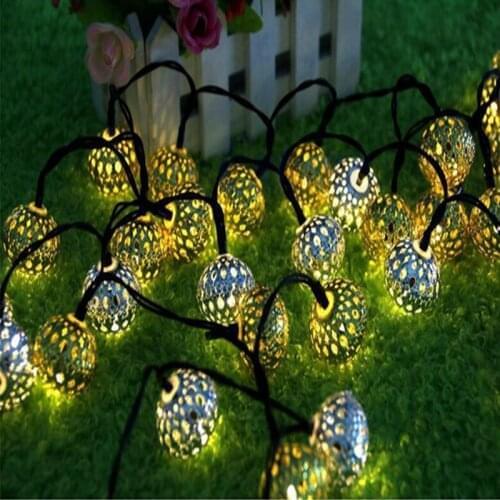 LED Solar Lamp Light LED Fairy String Lamp Waterproof LED Solar Light Copper Wire Outdoor Garlands Garden Christmas Decor