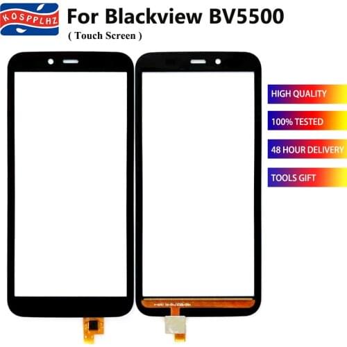 New For Blackview BV5500 Touch Screen Sensor For Blackview BV5500 / BV5500 Pro Front Glass Touch Screen Lens Panel
