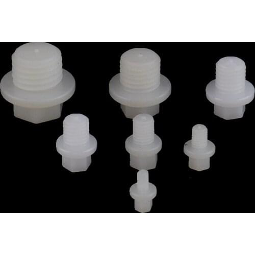 5pcs M4-M20 PP Hose Plug High Quality Plastic Connectors Soft Pipe Pagoda Connector Home Garden Plastic Adapters