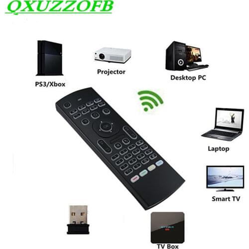 TV Air Mouse MX3 controlled Moving Hands 2.4G Wireless Keyboard IR For Smart TV Box Projector T95Z Plus/X96 mini MAX X2 PRO