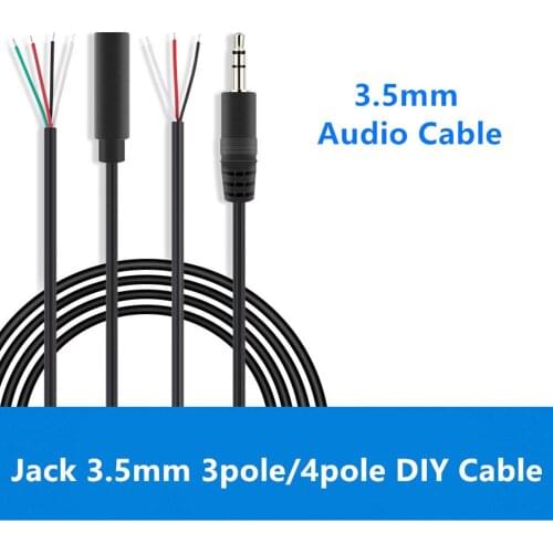 AUX DIY CABLE JACK 3.5MM 3POLE /4POLE TO OPEN DC 3.5mm