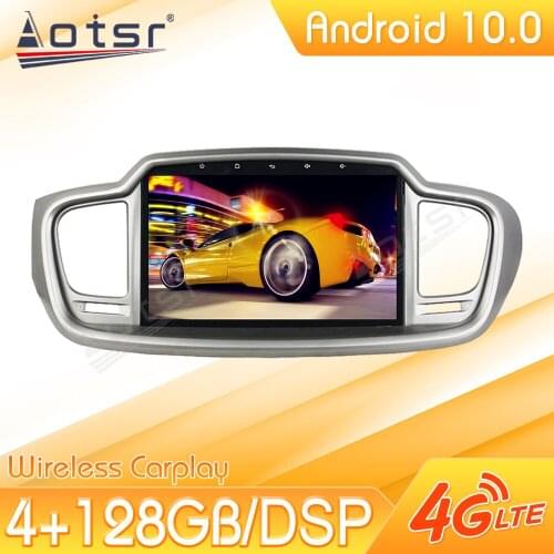 Android Car Multimedia Stereo Player For Kia Sorento 2015 -2019 Tape Radio Recorder Video Auto GPS Navi Head Unit No 2Din 2 Din