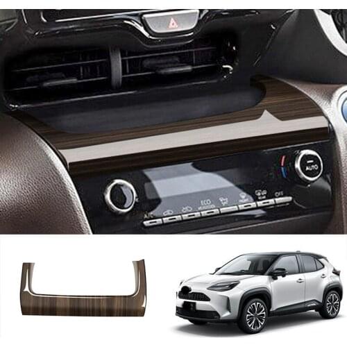 Car Instrument Air Conditioning Duct Panel Duct Center Air Outlet Decorative Frame for Toyota Yaris Cross 2020-2021