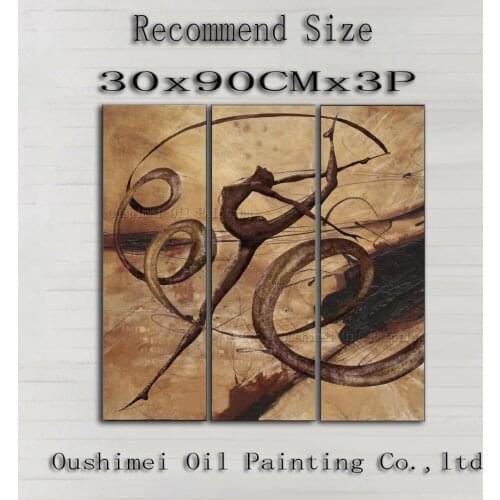 Free Shipping High Quality Abstract Nude Dancer Oil Painting On Canvas Abstract Modern Dancer Decorative Oil Painting