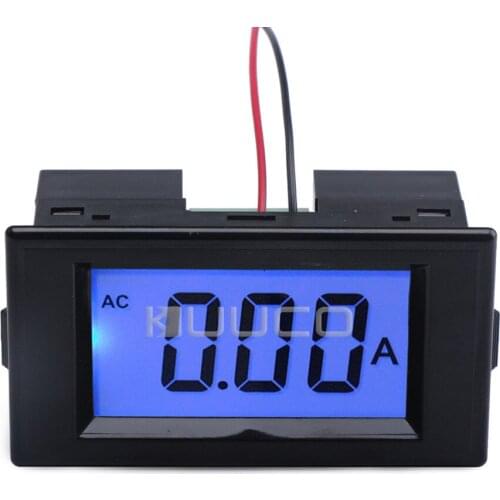 Digital Tester AC 0~19.99A LCD Display Digital Ammeter AC80~500V Ampere meter AC 110V/220V Current Monitor + Current Transformer