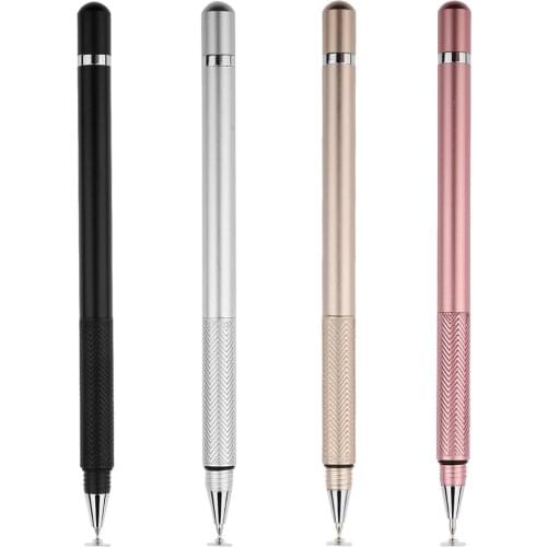 Disc Stylus Pen Non Slip Grip High Precision Capacitive Stylus Pencil for iPad Tablet Phone Multi-Function Touch Screen pen