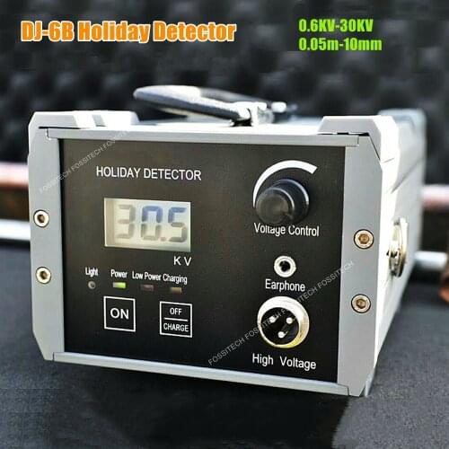 DJ-6B Spark Leakage Detector Holiday Detector 0.05m-10mm 0.6KV-30KV High Voltage Special Anti-corrosion Coating