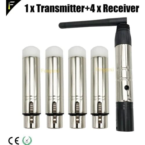DMX512 DJ Wireless System DMX Signal Receiver and Transmitter 2.4G fit 400meter Far Control LED Stage Theater Music Light Device