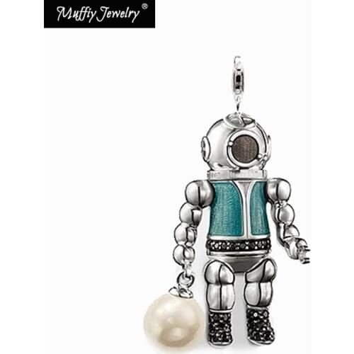 Aquanaut Pendant,Europe Style Glam Fashion Good Jewerly For Women,2017 Gift In 925 Sterling Silver & Pearl,Super Deals