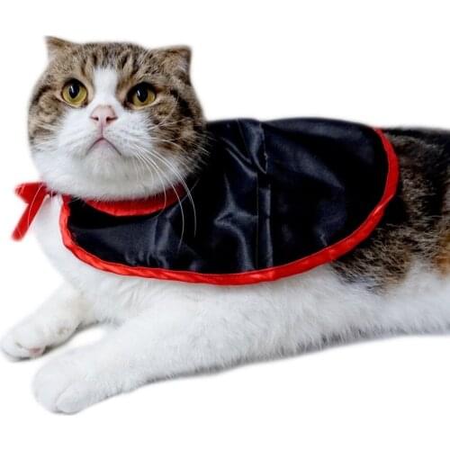 Small pet supplies Halloween vampire cloak dress up puppy cat accessories