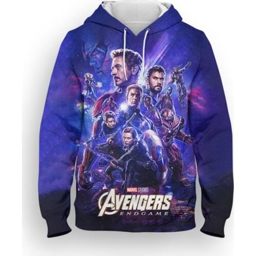 The Avengers Marvel 3D Print Sweatshirt For Men Casual Spring Harajuku Children Hoodies Cool Oversized Women Tracksuit