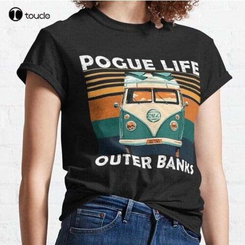 New Pogue Life Outer Banks Classic T-Shirt Cotton Men Tee Shirt