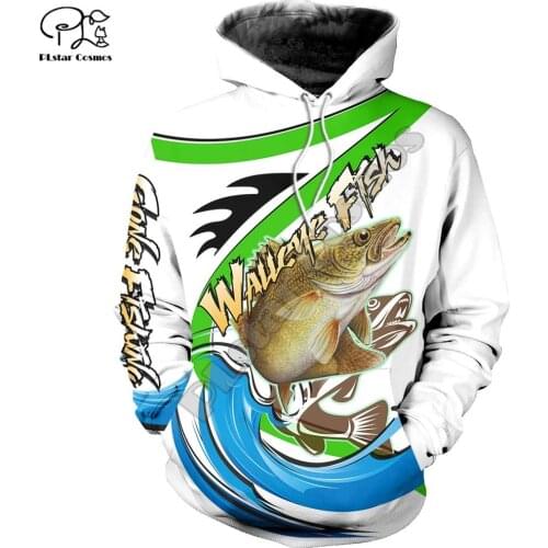 PLstar Cosmos New Animal Bass Carp Fishing NewFashion Fisher Tracksuit Funny 3Dprint Unisex zipper/Hoodies/Sweatshirts/Jacket 10