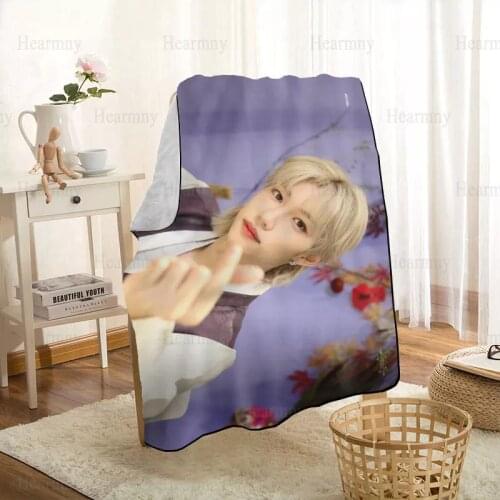 New Felix Throw Blanket Stray Kids Personalized Blankets On For The Sofa/Bed/Car Portable 3D Blanket For Kid Home Textile Fabric