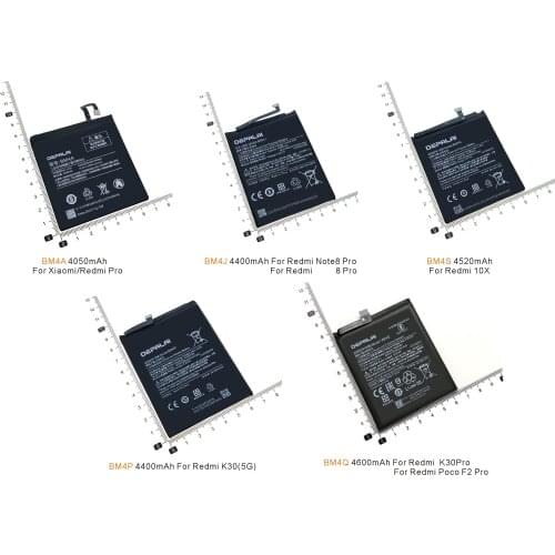 BM4A BM4J BM4P BM4S BM4Q Battery For Xiaomi Redmi 8 Pro Note8 Pro K30(5G) 10X K30Pro Poco F2 Batteria Batteries Accumulator