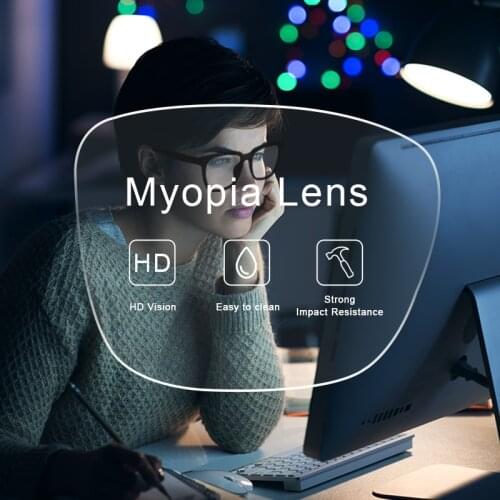 PARZIN 1.56 1.61 1.67 Optical Lenses Prescription Aspheric Glasses Lens Prescription Myopia Sunglasses Lens UV400 High Quality