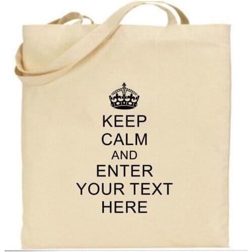 Custom 5pcs Keep Calm Personalised Shopping wedding tote bags hen Party gift keepsake Bags Bachelorette bridal shower favors