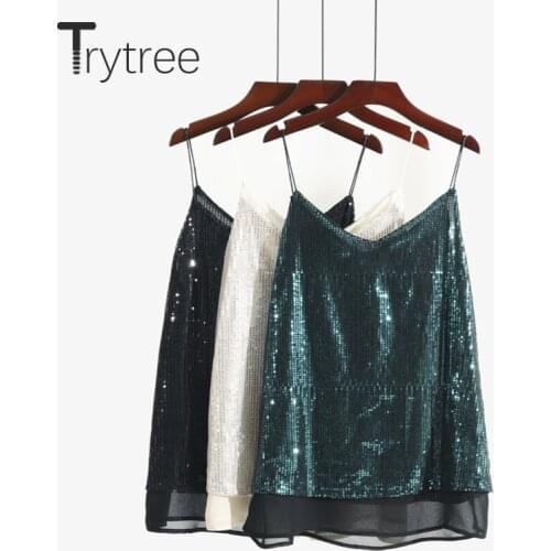 Женские шелковые майки Trytree China At AliExpress