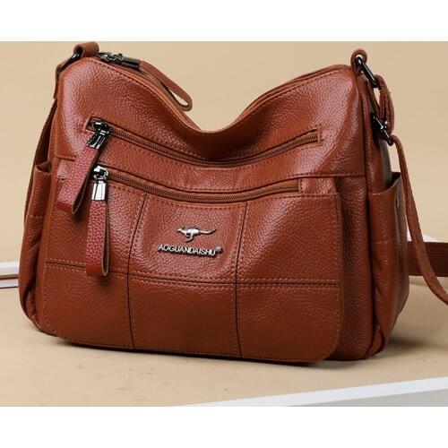 Large Capacity Leather Shoulder Bags for Women 2021 Sac A Main High Quality Crossbody Bags Purses Handbags Luxury Designer Brand