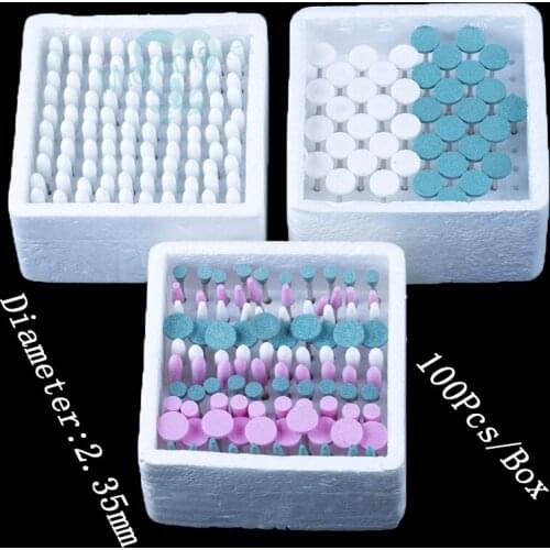 High Quality Assorted Dental Gravel thick Mounted Point Burs 2.35mm Polisher