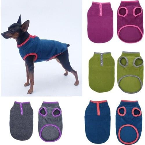 Winter Fall Pet Dog Clothes French Bulldog Pet Warm Jacket Coat Schnauzer Dog Clothing Outfit Vest for Small Medium Large Dogs