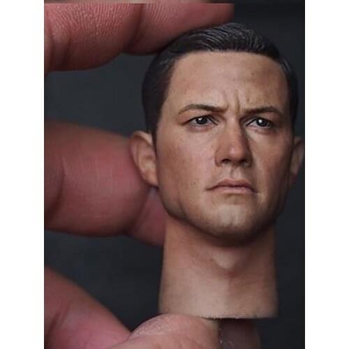 1/6 Scale Bruce Robin Detective Black Joseph Male Man Head Sculpt Head Carving Headplay for 12" Action Figure Body