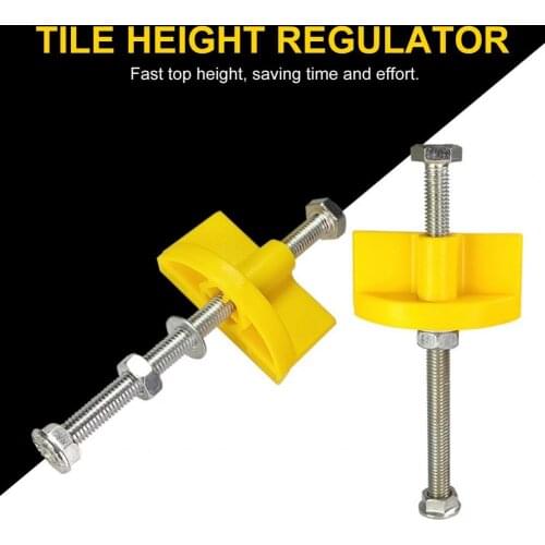10Pcs Tile Locators Regulator Height Adjustable Positioner Tile Lifting Leveling Ceramic Fine Thread Rising Construction Tool