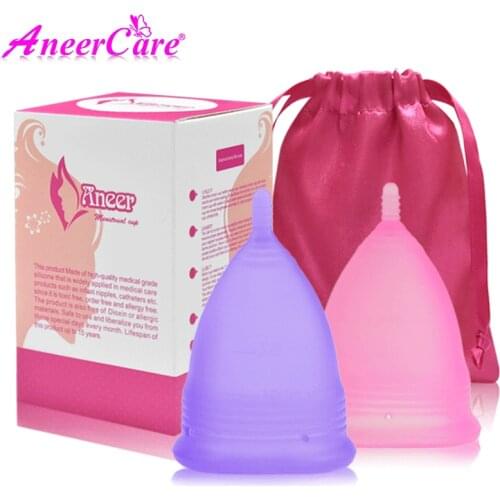 100 pcs /lot Wholesale menstrual cup feminine 100 lot softcup silicon woman coupe menstruelle feminine hygiene product cup