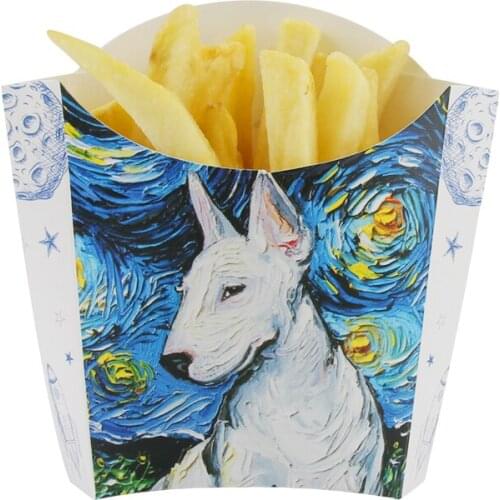 100pcs Craetive party birthday wedding favor french fries snack paper cup small food disposable takeaway packaging cups