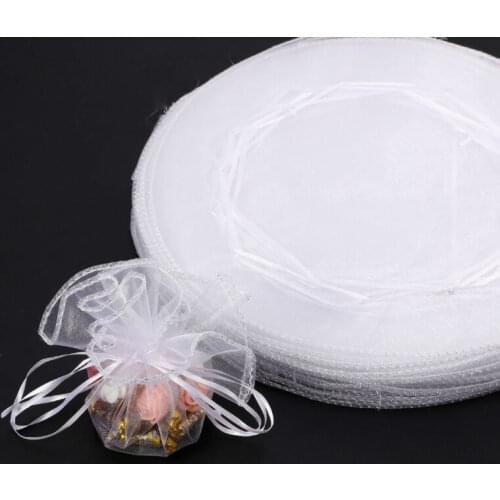 50 x round transparent hard sandbag transparent hard sandbag jewelry bag chocolate gift bag