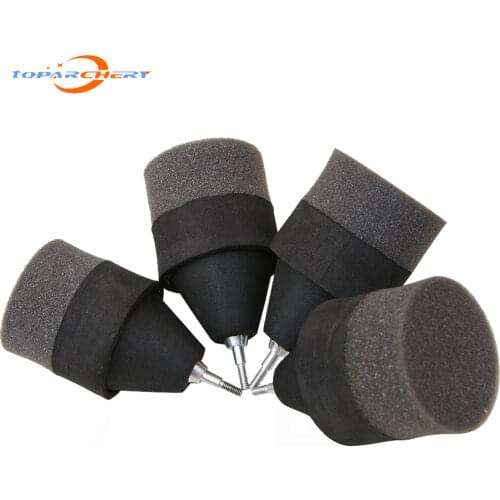 6pcs Black Soft Sponge Foam Archery Arrowhead Tag Game Broadhead Tips Club CS Safe Bow Arrow Shooting Game Tips