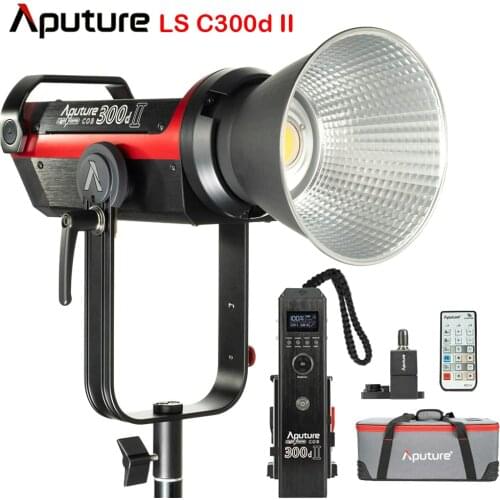 Aputure LS C300d II 300d II LED Video Light COB Light 5500K Daylight Studio Photo Light Photography Lighting Lamp for SLR Camera