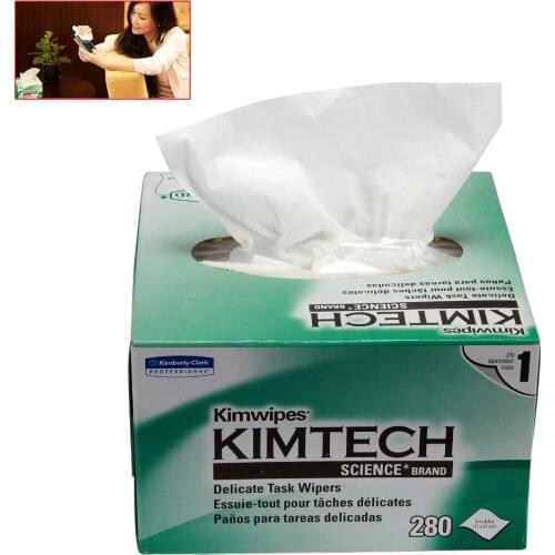 280pcs/box 34155 Optical Fiber Cleaning Kimwipes Dustfree Paper