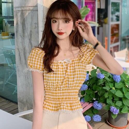 Блузки в клетку DAXIN China At AliExpress