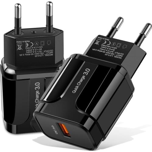 20 PCS QC3.0 Turbo Fast Charging Travel Adapter Quick Charger USB Charger Wall Charger For Mobile Phones iPhone XS