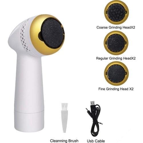 Electric Foot File Vacuum Callus Remover Pedicure Tools Dead Skin Callus Grinder Foot Files USB Rechargeable Foot Skin Care Tool