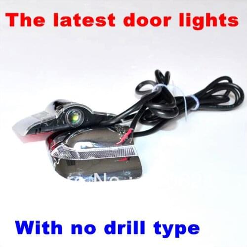 HOT SALE!!!The ninth generation New 7W Car Door light Welcome Light Laser Lights with car logo Shadow light