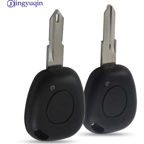 Jingyuqin 1 Button Car Key Fob Remote Shell Cover Case Uncut Blade Styling For Renault Megane Scenic Laguna Espace Clio