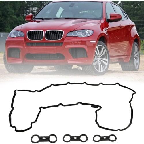 11127582245 4Pcs superior rubber material Engine Valve Cover Gasket Seal Set anti-rust for 128I 328I 328XI 528I 528XI X3 X5 Z4