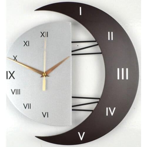 Creative Wall Clock Living Room Simple Modern Design Large Digital Wall Clock 3D Silent Mechanism Luxury Watch Home Decor 40B018