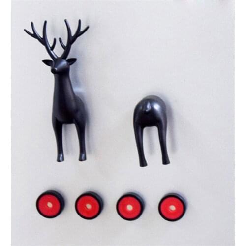 Sika Deer Fridge Magnets For The Board Animal Magnet Souvenir Refrigerator Sticker New Years Gift Home Decor Ima De Geladeira