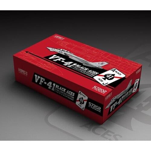 Great Wall Hobby S7202 1/72 U.S. F-14A Tomcat VF-41 Black Aces - Limited Edition - Scale Model Kit