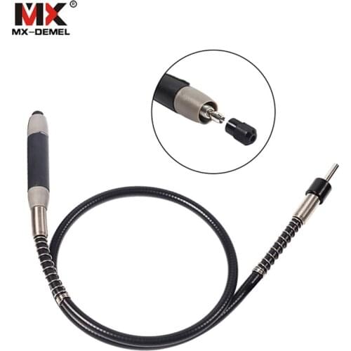 MX-DEMEL Rotary Grinder Tool Dremel Flexible Shaft Fits for 400W Dremel Rotary Tools 110cm with 6 Chuck for Dremel Accessories