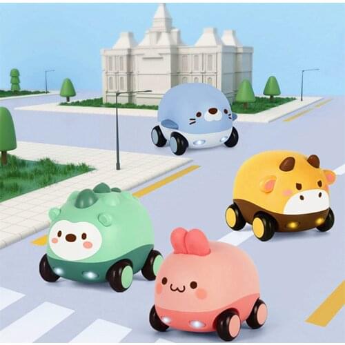 Montessori Soft Toys Cars for Baby Boy Girl 1 Year Old Babies Musical Pull Back Car Toddler Birthday Gift Juguete 0 12 24 Months