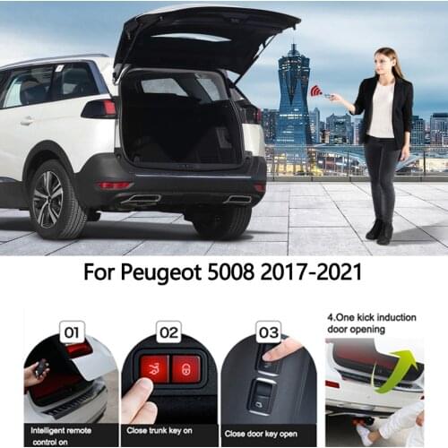 Electric Tailgate Refitted For Peugeot 5008 2017-2021 Box Intelligent Electric Tail Gate Door Power Operated Trunk Decoration