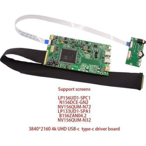 4k 3840*2160 UHD USB-c type-c driver board with keypad mini hdmi 40pin edp interface for 4k tablet notebook mini pc display